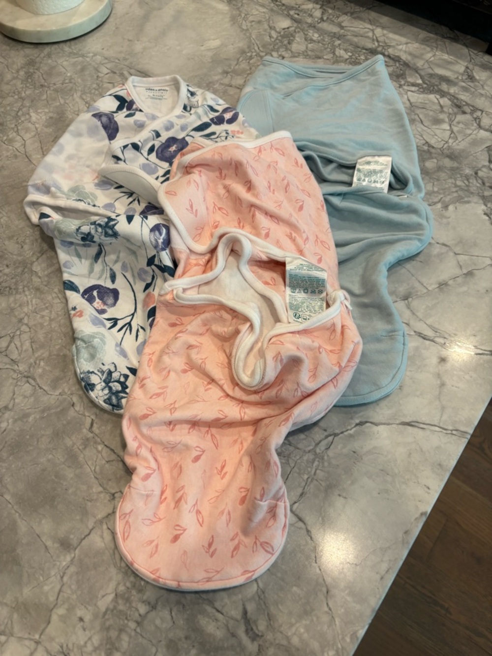 Set of 3 Aden and Anais swaddles